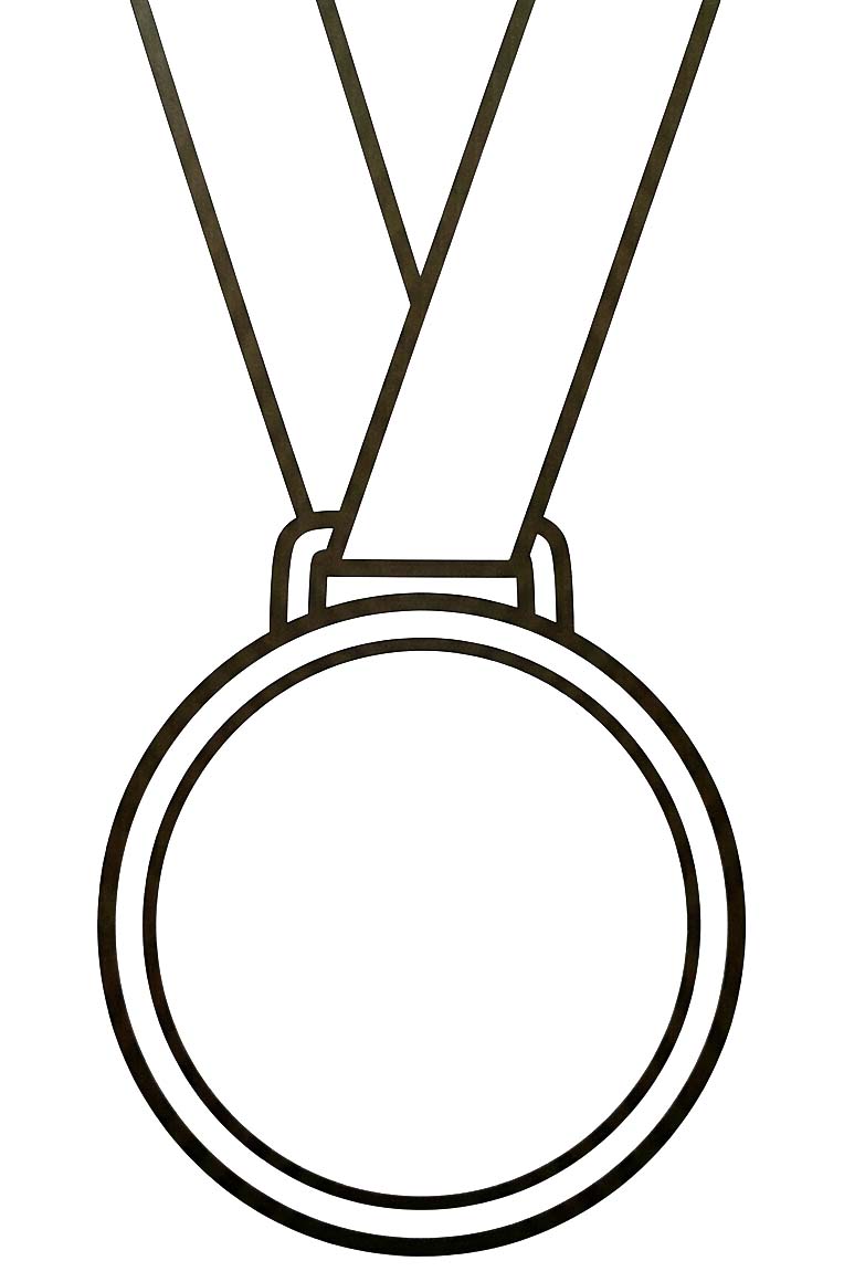 Zeichne Medaille kostenlos einfach