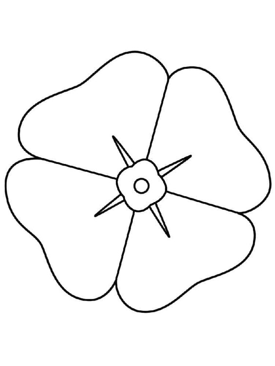 Zeichne Mohnblumen kostenlos basisch