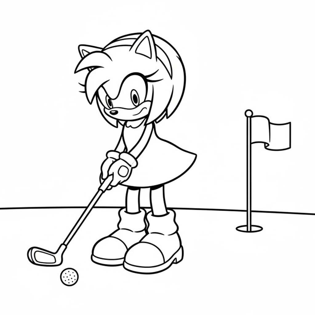 Amy Rose druckbare