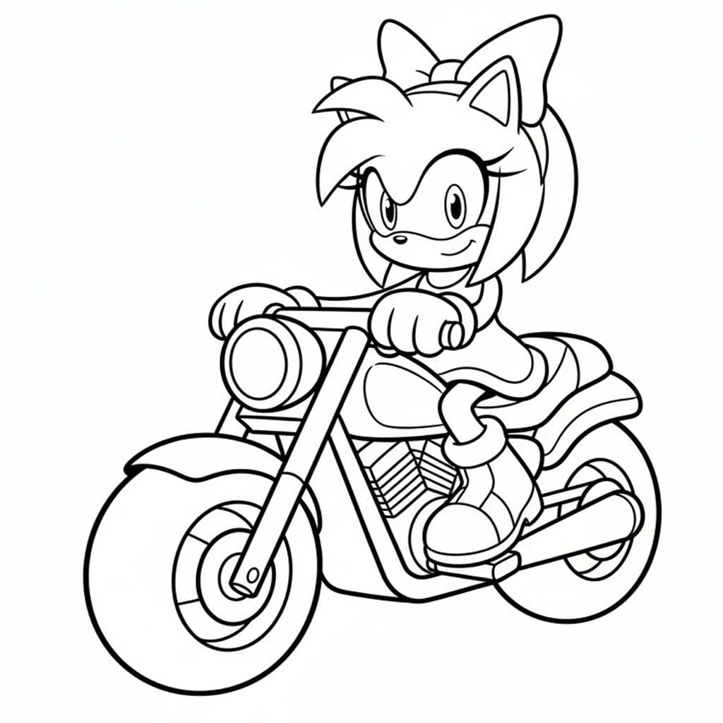 Amy Rose kostenlos druckbare basisch