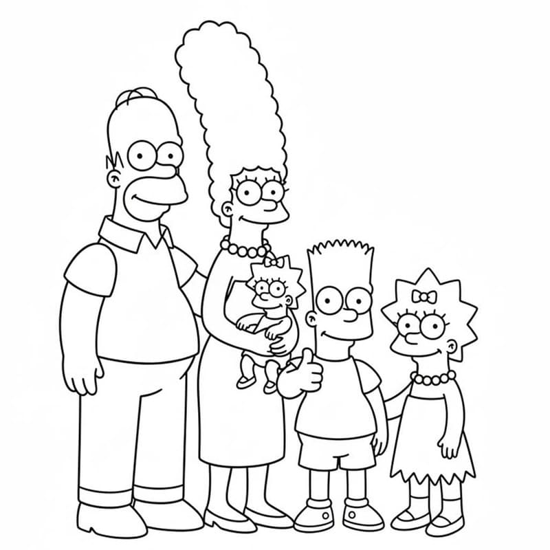 Bart Simpson zum Ausdrucken