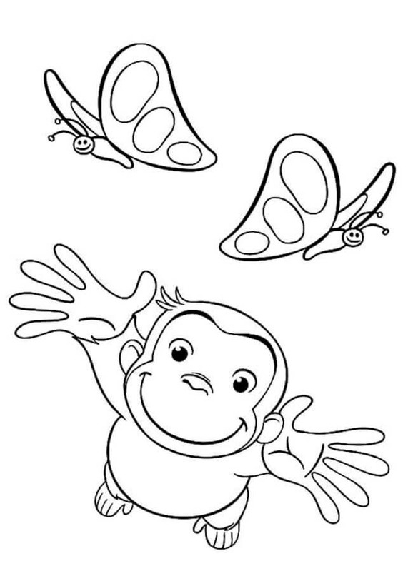 Curious George kostenlos druckbare basisch