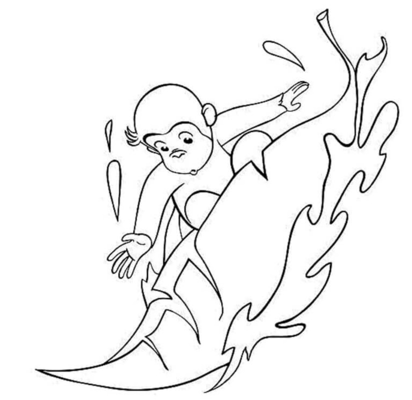 Curious George zum Ausdrucken