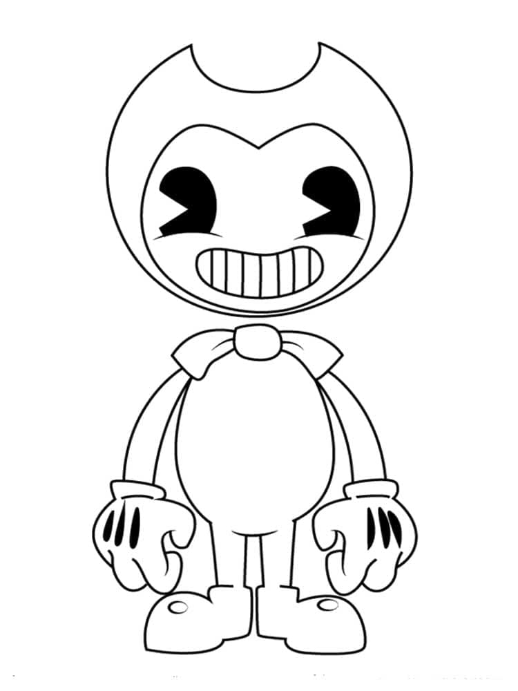 Bendy ausmalbilder