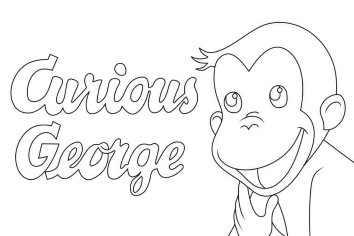Curious George ausmalbilder