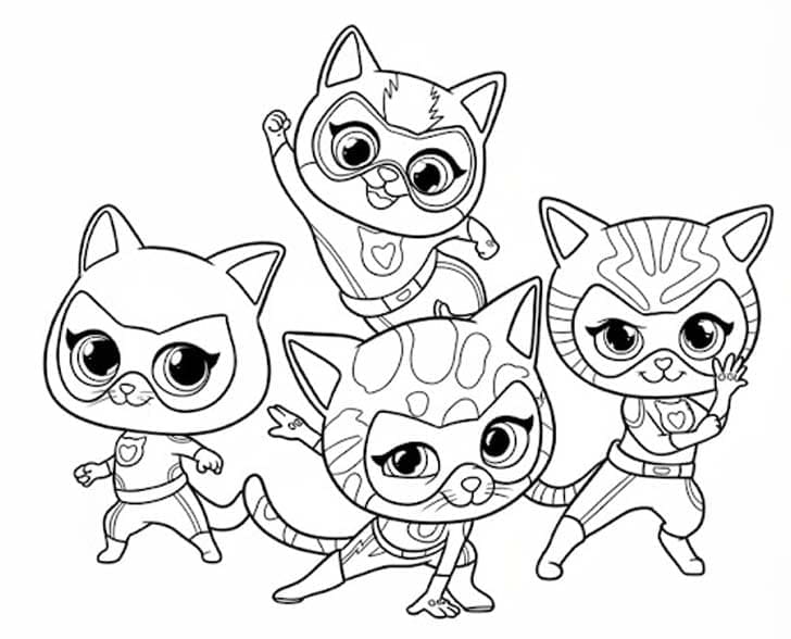 Druckbare Superkitties
