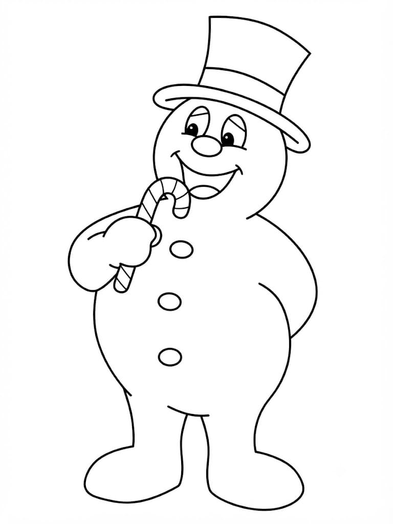 Frosty der Schneemann druckbare