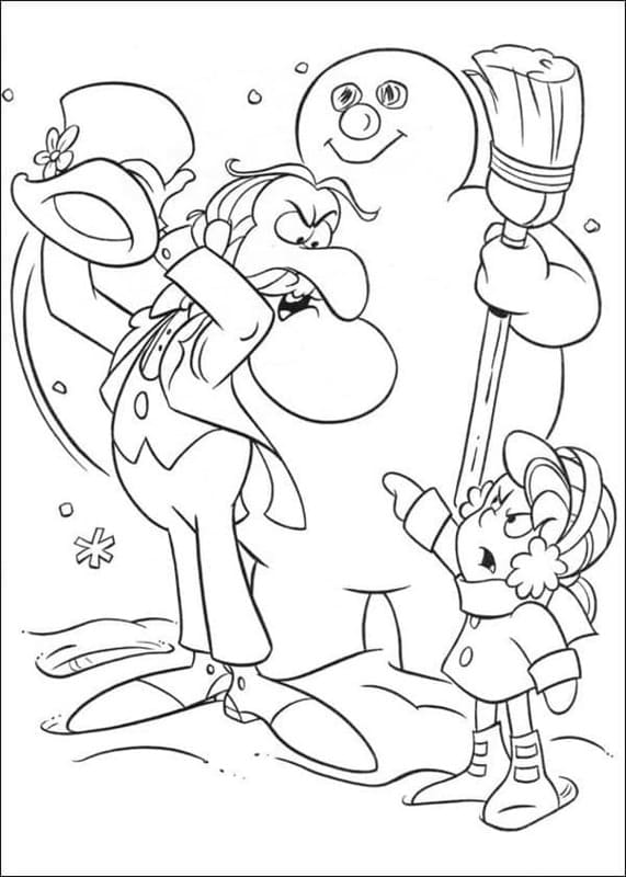 Frosty der Schneemann kostenlos basisch