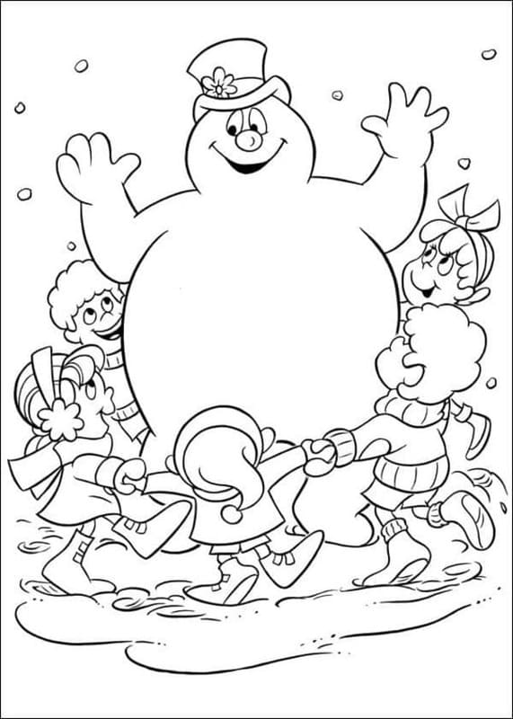 Frosty der Schneemann kostenlos einfach
