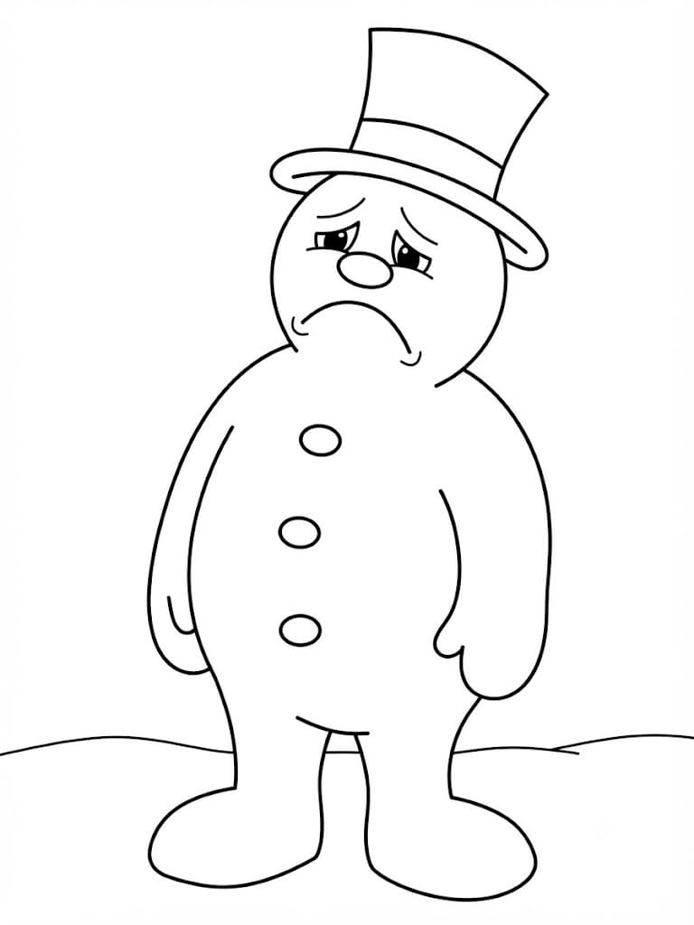 Frosty der Schneemann ausmalbilder