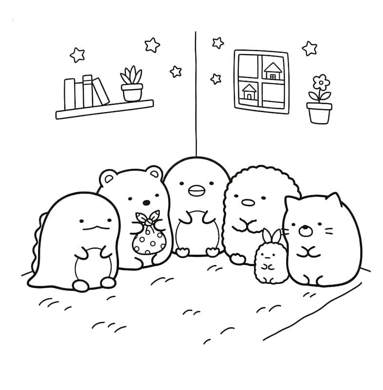 Kostenlos Druckbare Sumikko Gurashi