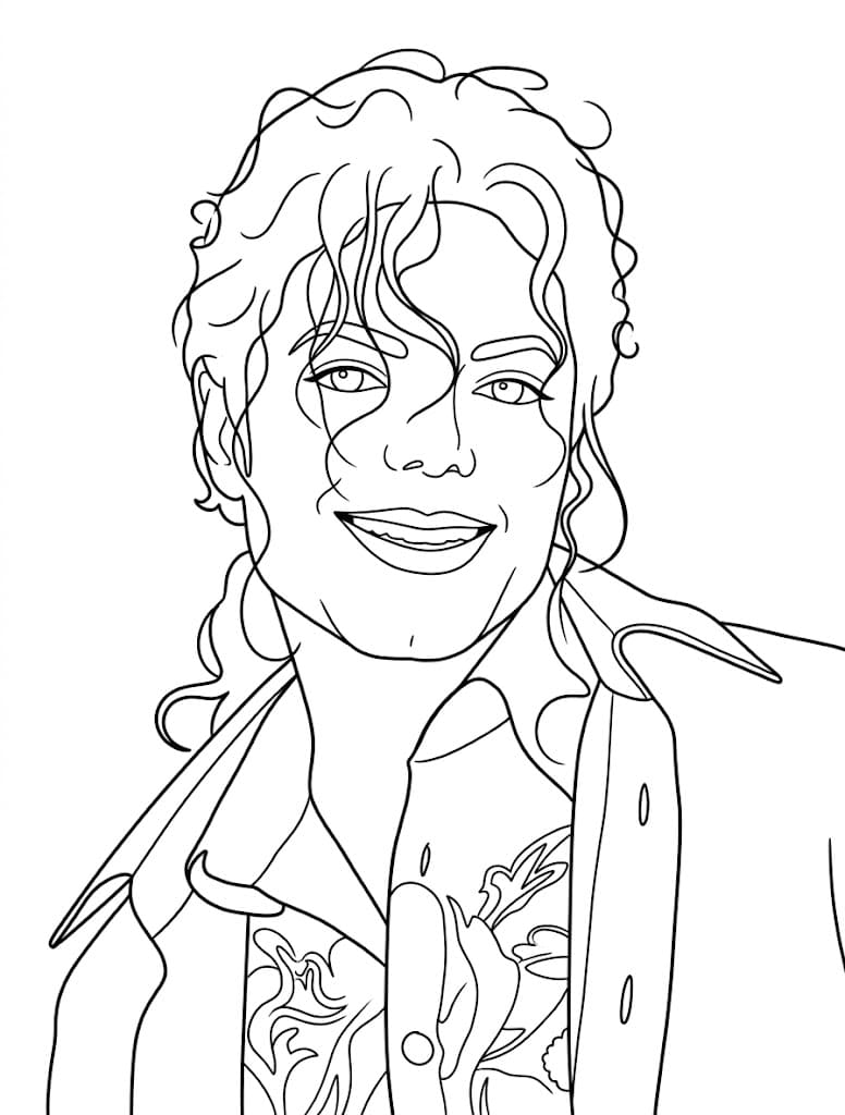 Michael Jackson druckbare basisch
