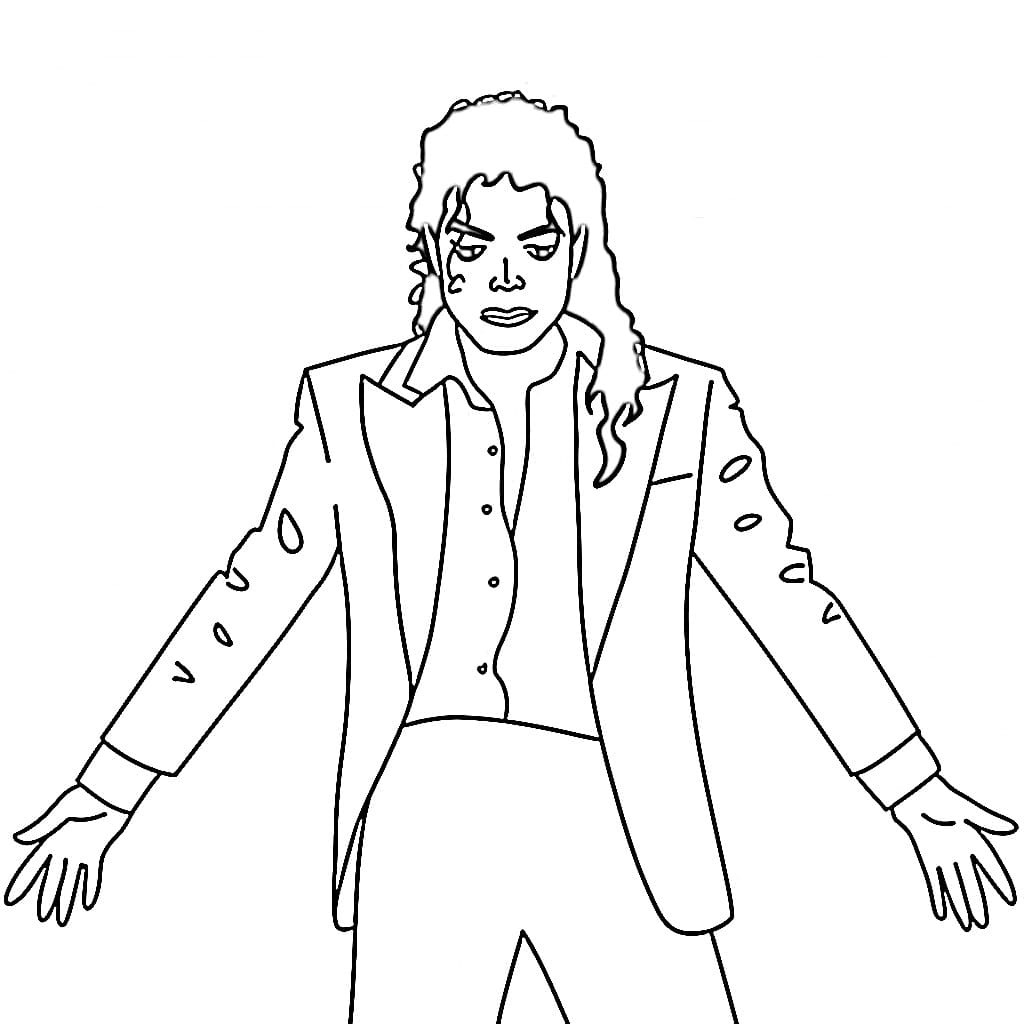 Michael Jackson druckbare für Kinder