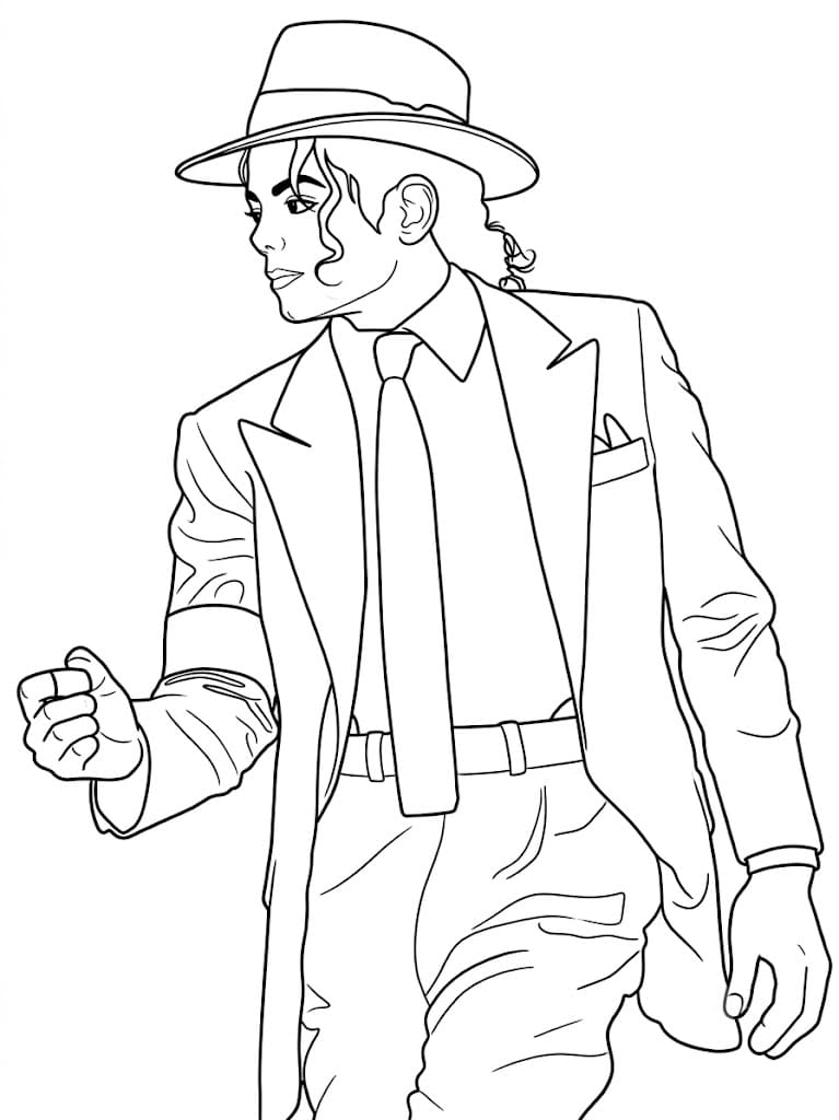 Michael Jackson kostenlos druckbare einfach