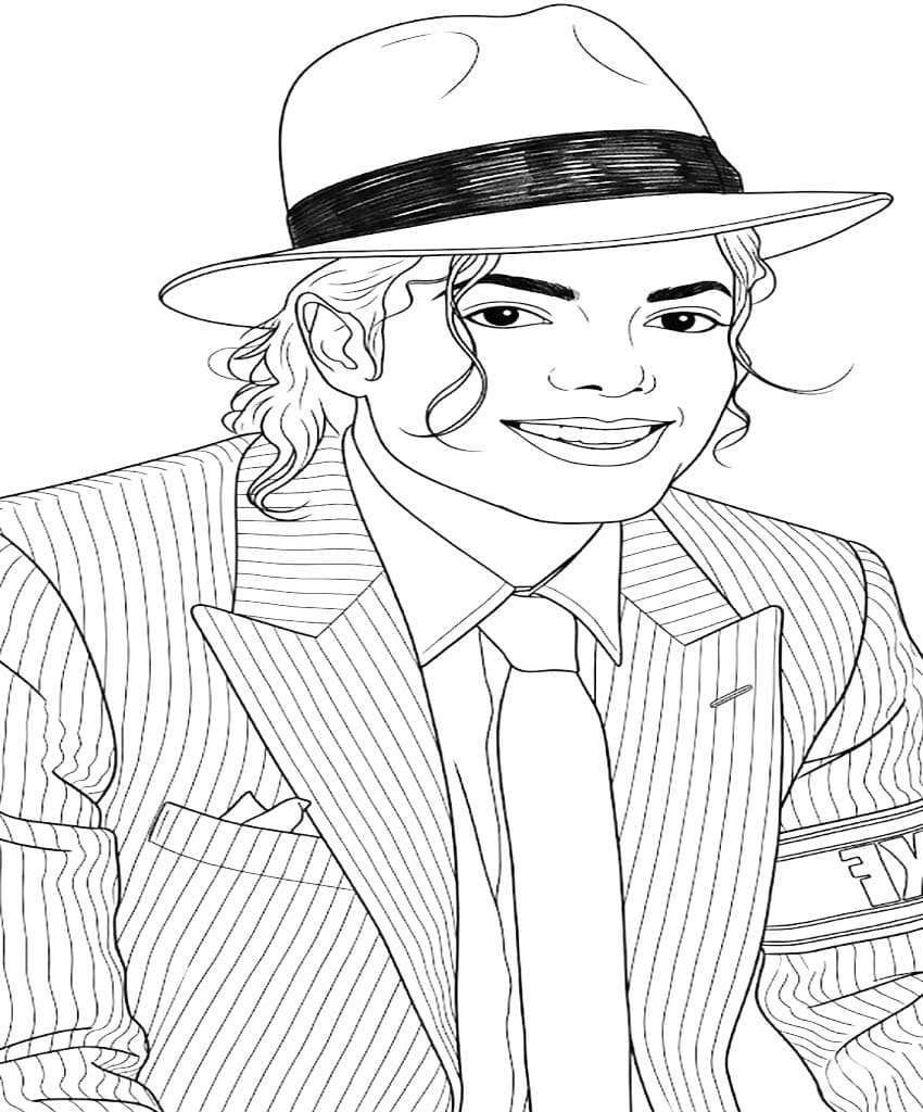 Michael Jackson zum Ausdrucken