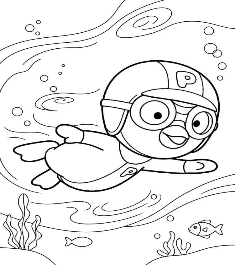 Pororo druckbare