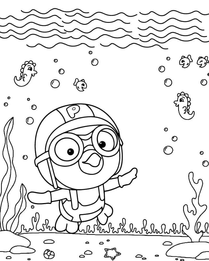 Pororo druckbare für Kinder