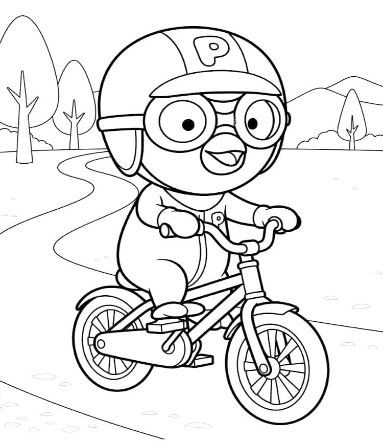 Pororo druckbare schlicht