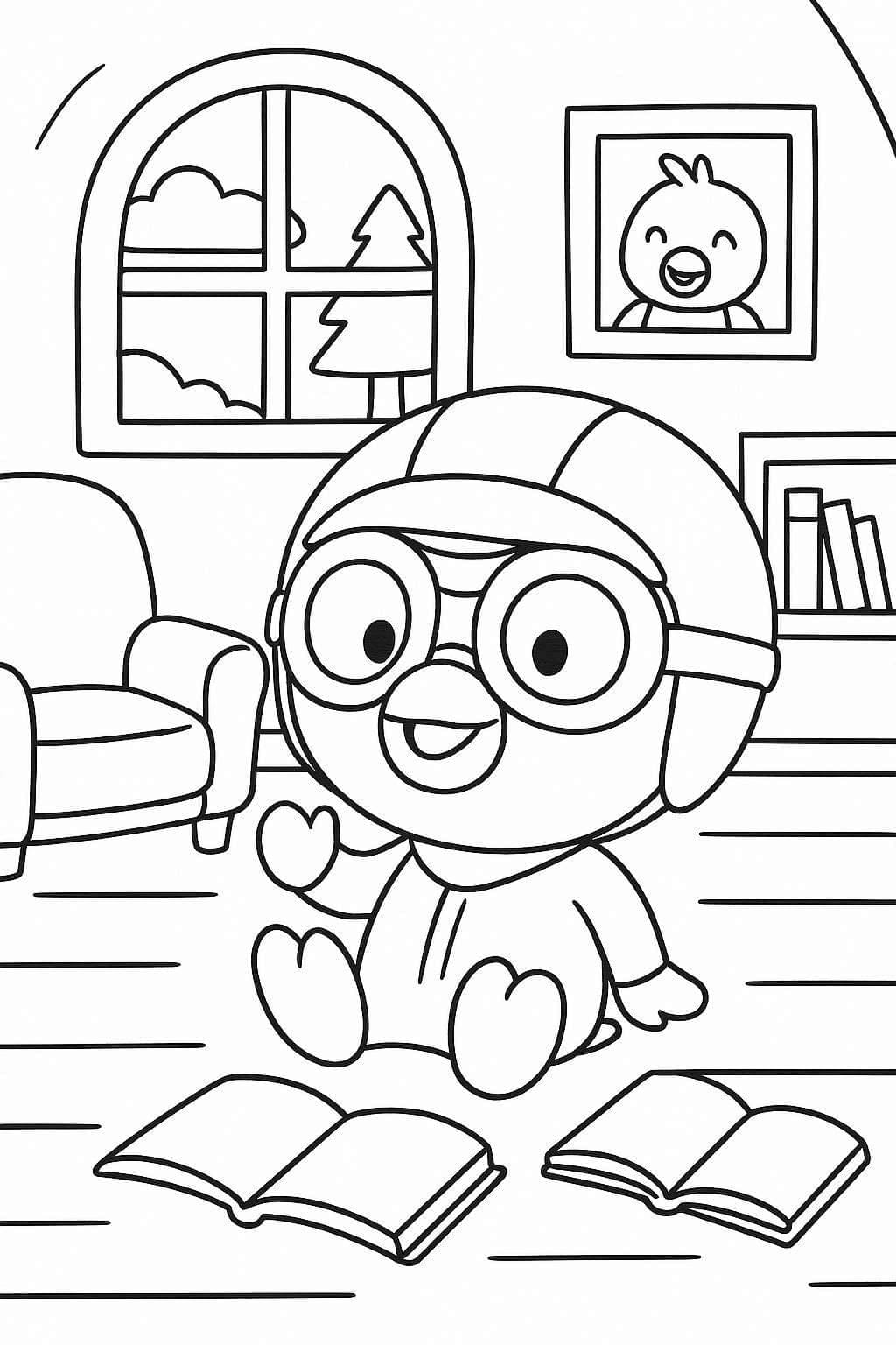 Pororo kostenlos druckbare basisch