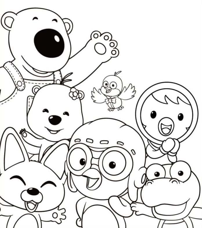 Pororo zum Ausdrucken für Kinder