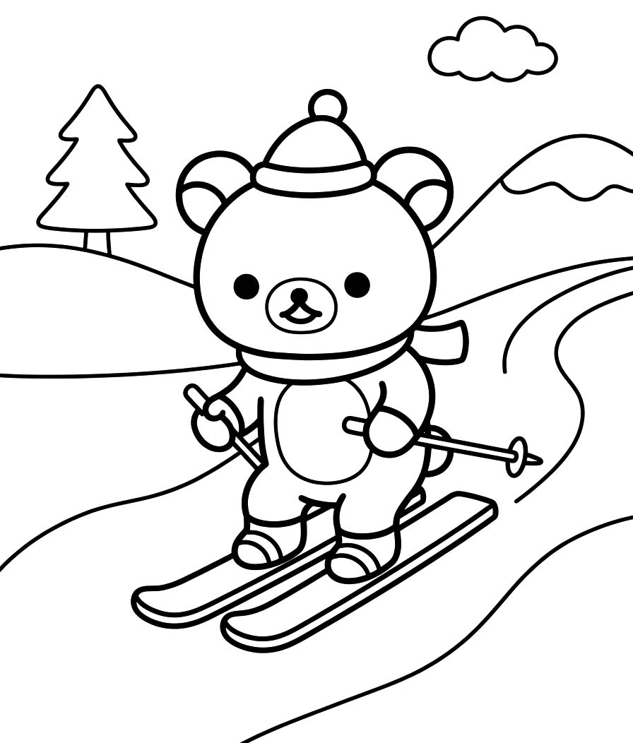 Rilakkuma druckbare einfach