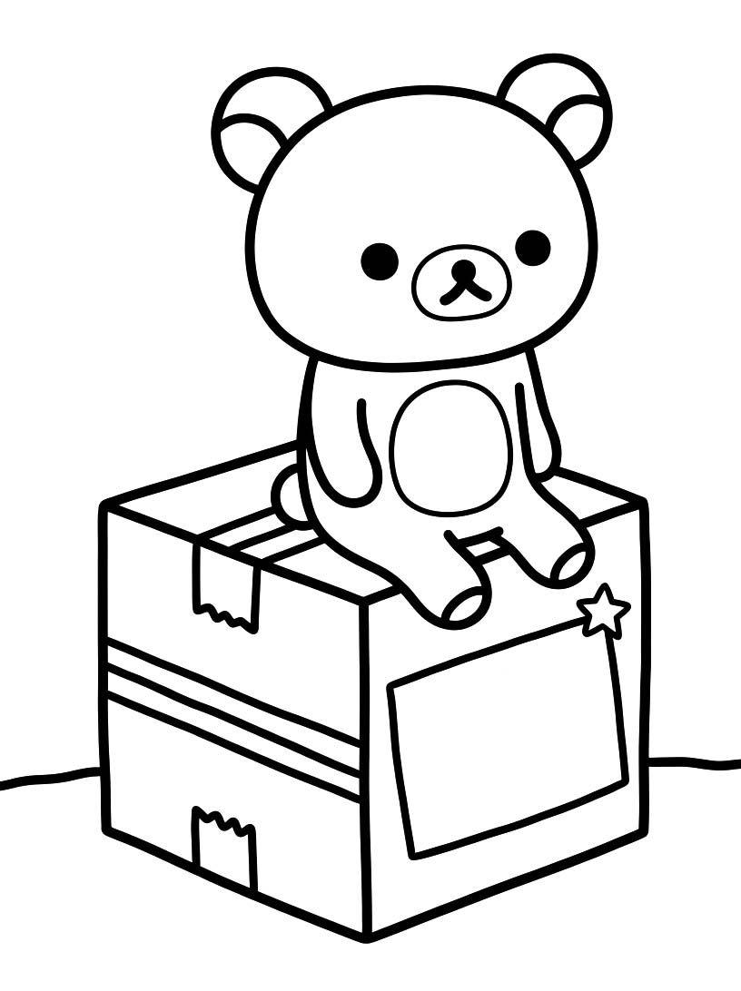 Rilakkuma druckbare schlicht