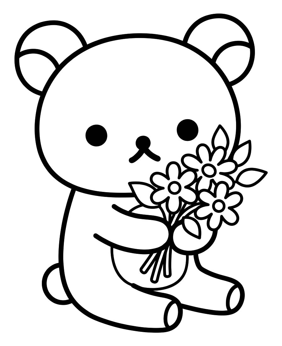 Rilakkuma kostenlos druckbare für Kinder