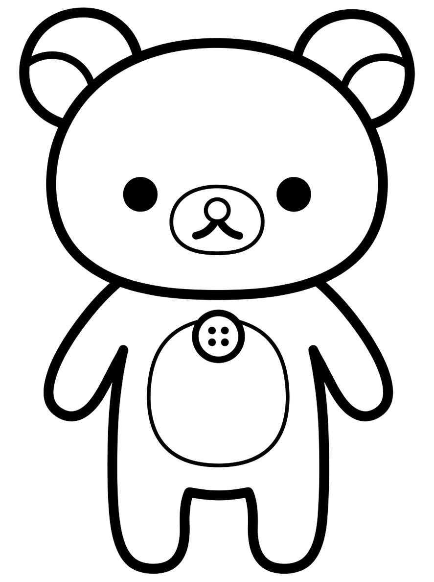 Rilakkuma coloring pages
