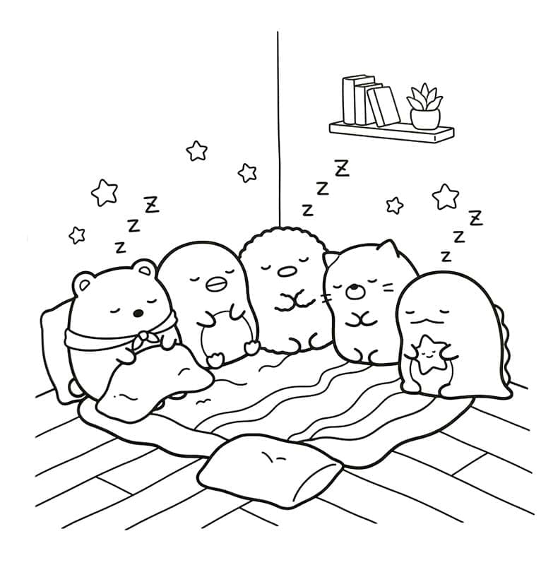 Sumikko Gurashi kostenlos druckbare für Kinder