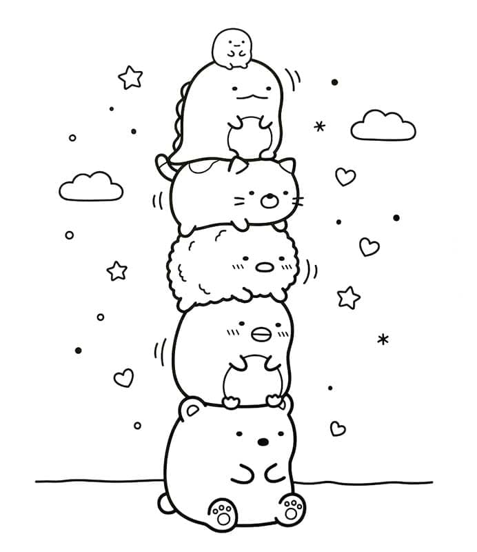 Sumikko Gurashi kostenlos schlicht