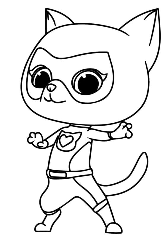 Superkitties druckbare für Kinder