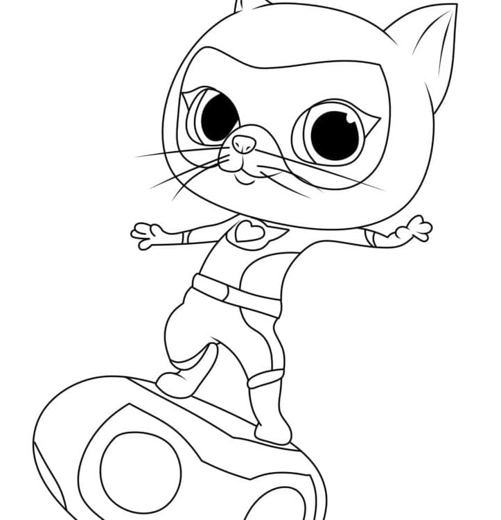 Superkitties kostenlos druckbare für Kinder