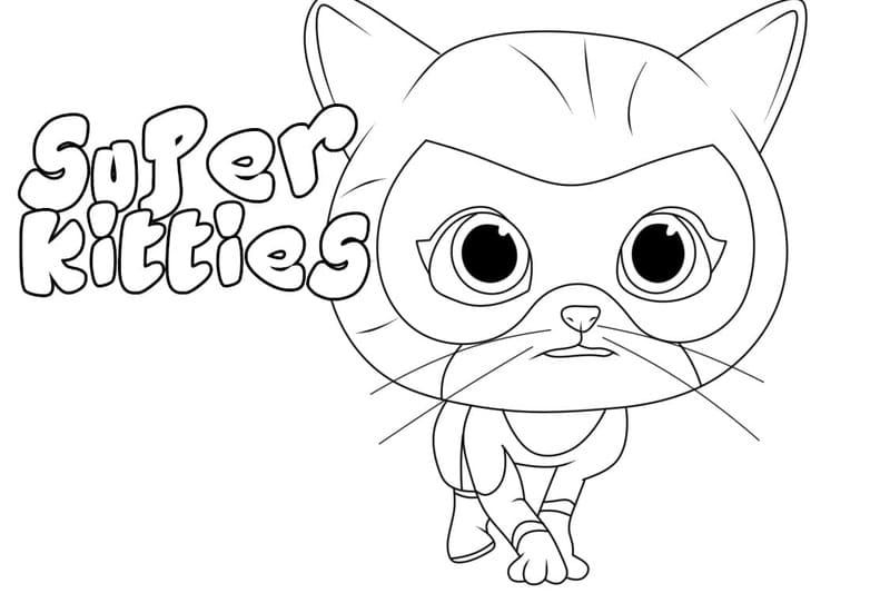 Superkitties kostenlos druckbare schlicht