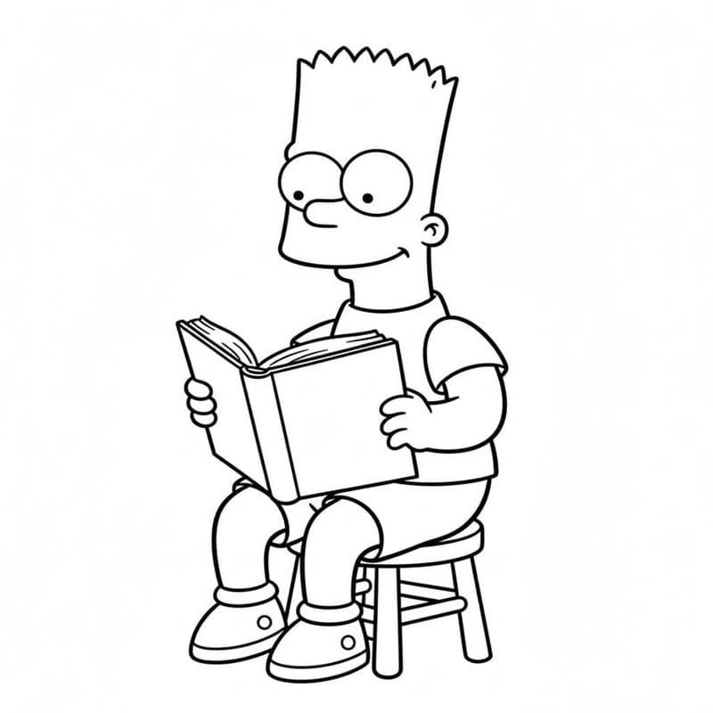 Zeichne Bart Simpson