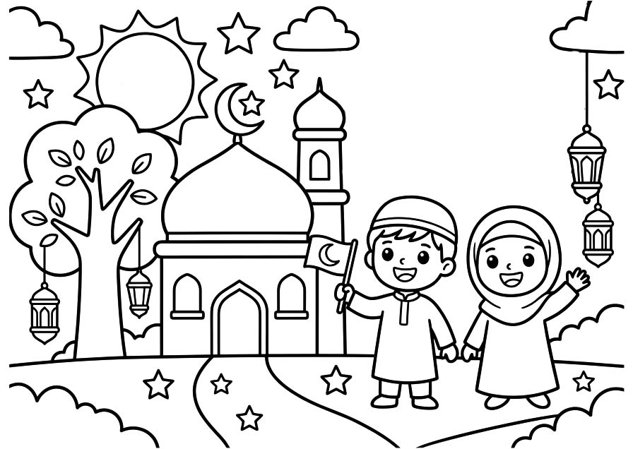 Zeichne Mawlid basisch