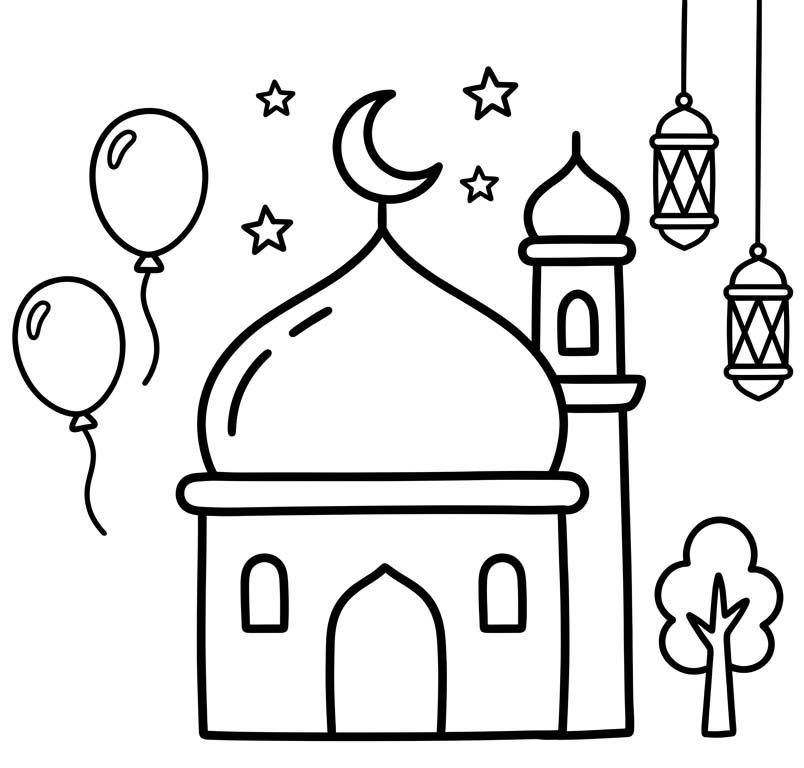 Zeichne Mawlid druckbare