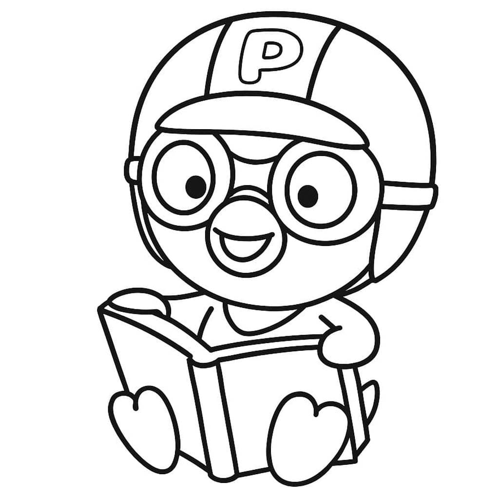 Zeichne Pororo druckbare für Kinder