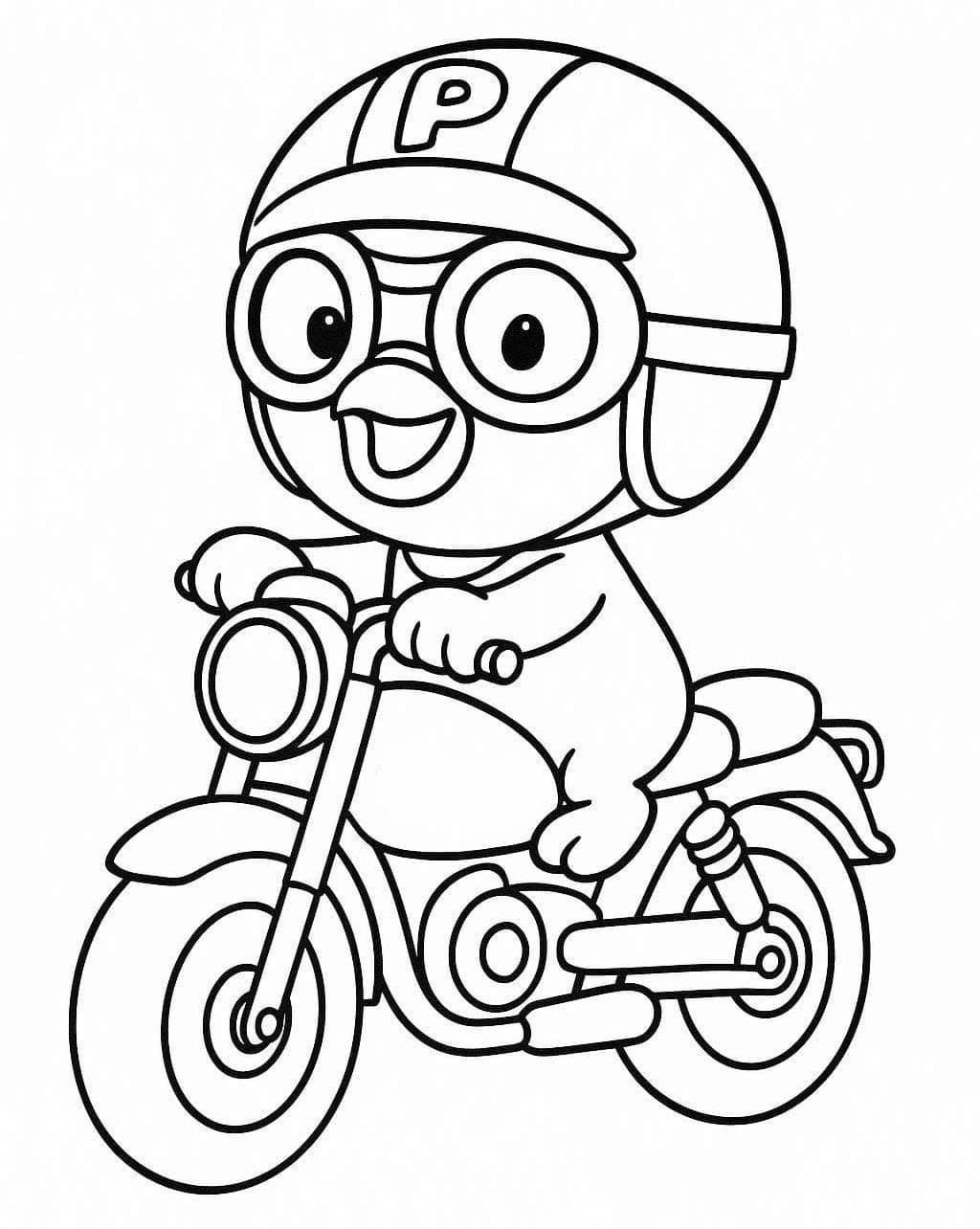 Zeichne Pororo für Kinder