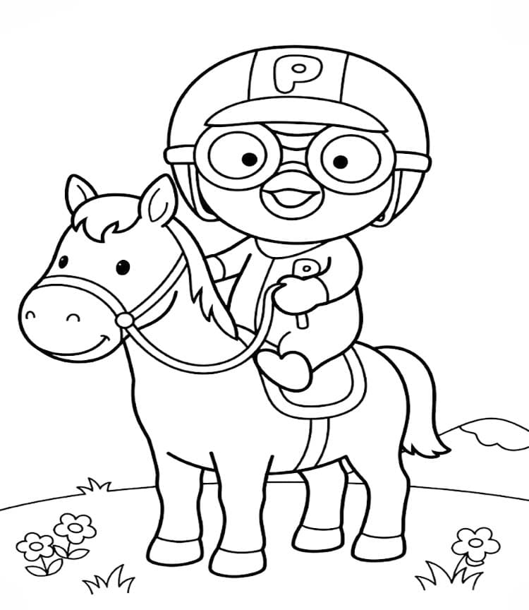 Zeichne Pororo kostenlos