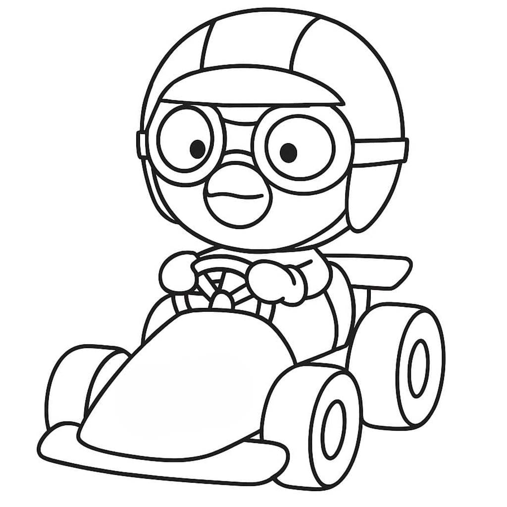 Zeichne Pororo schlicht