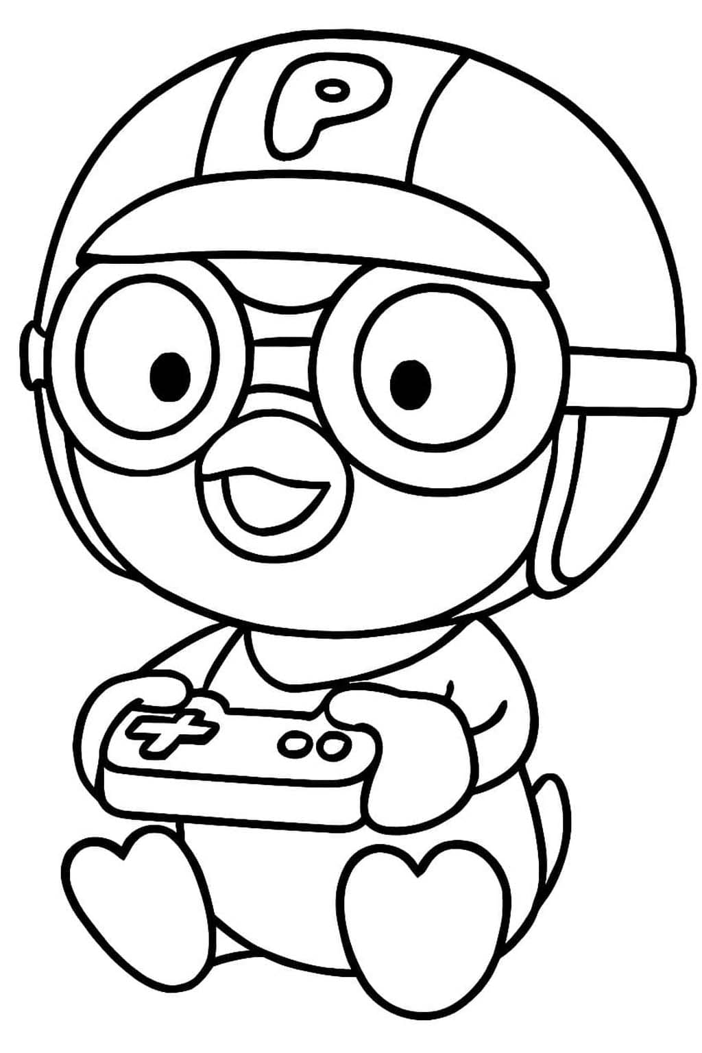 Pororo coloring pages