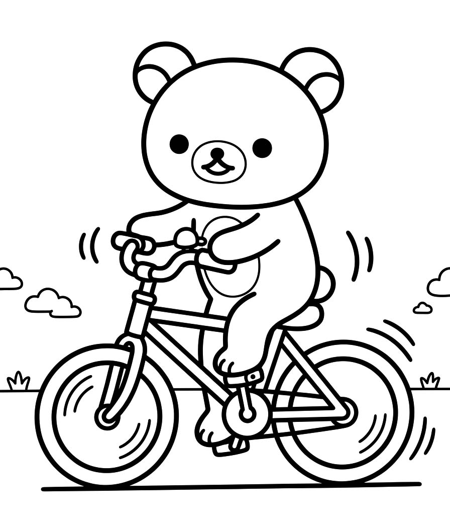 Zeichne Rilakkuma basisch