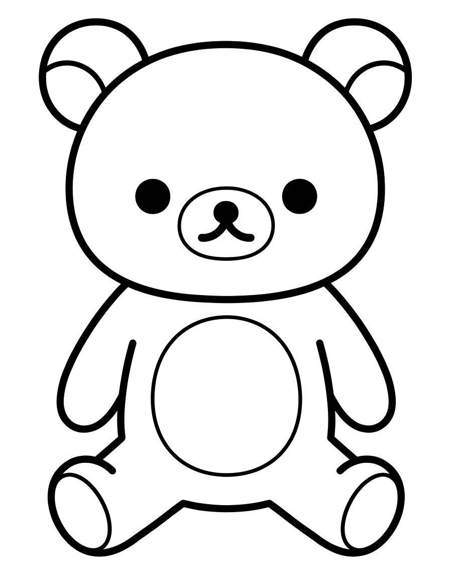Zeichne Rilakkuma druckbare