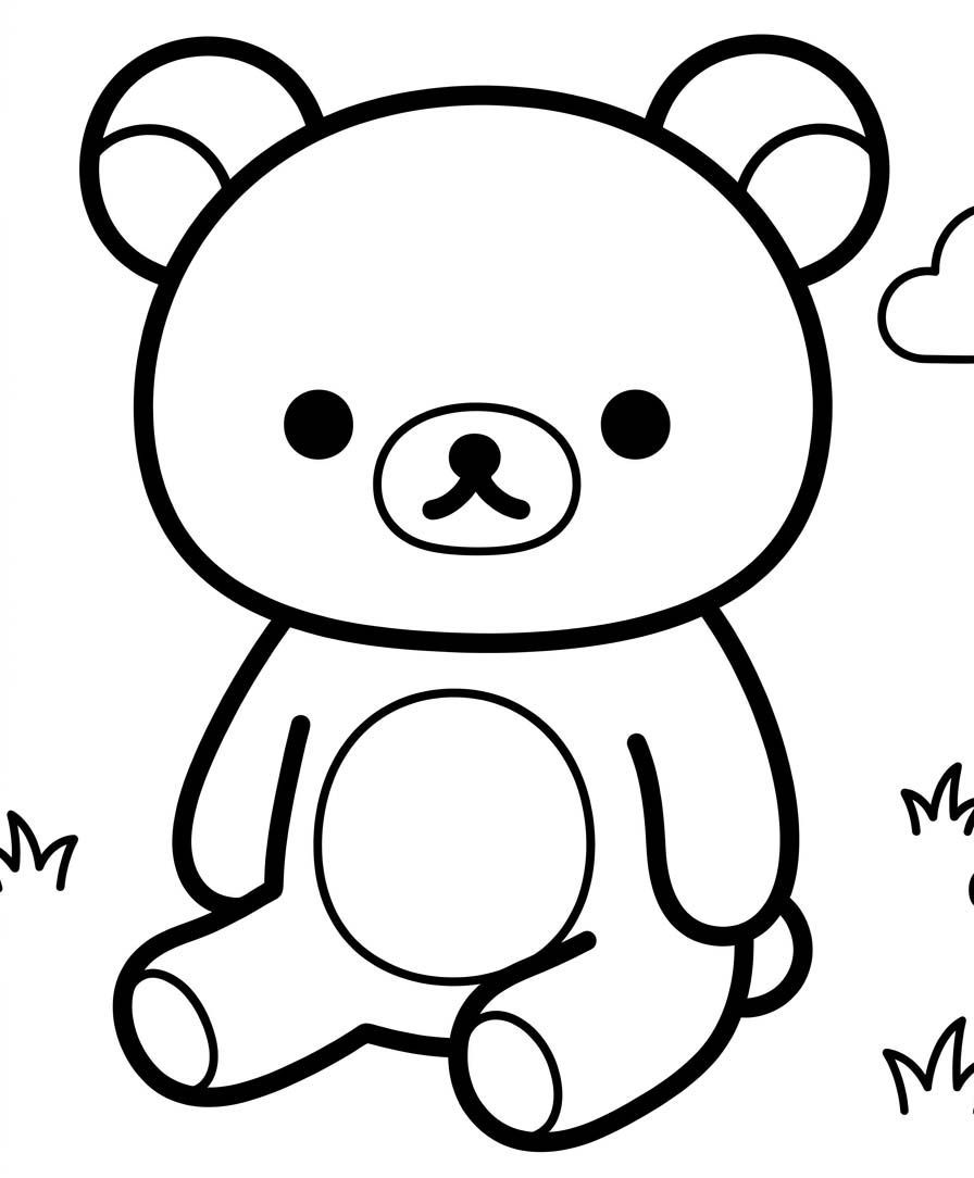 Zeichne Rilakkuma kostenlos
