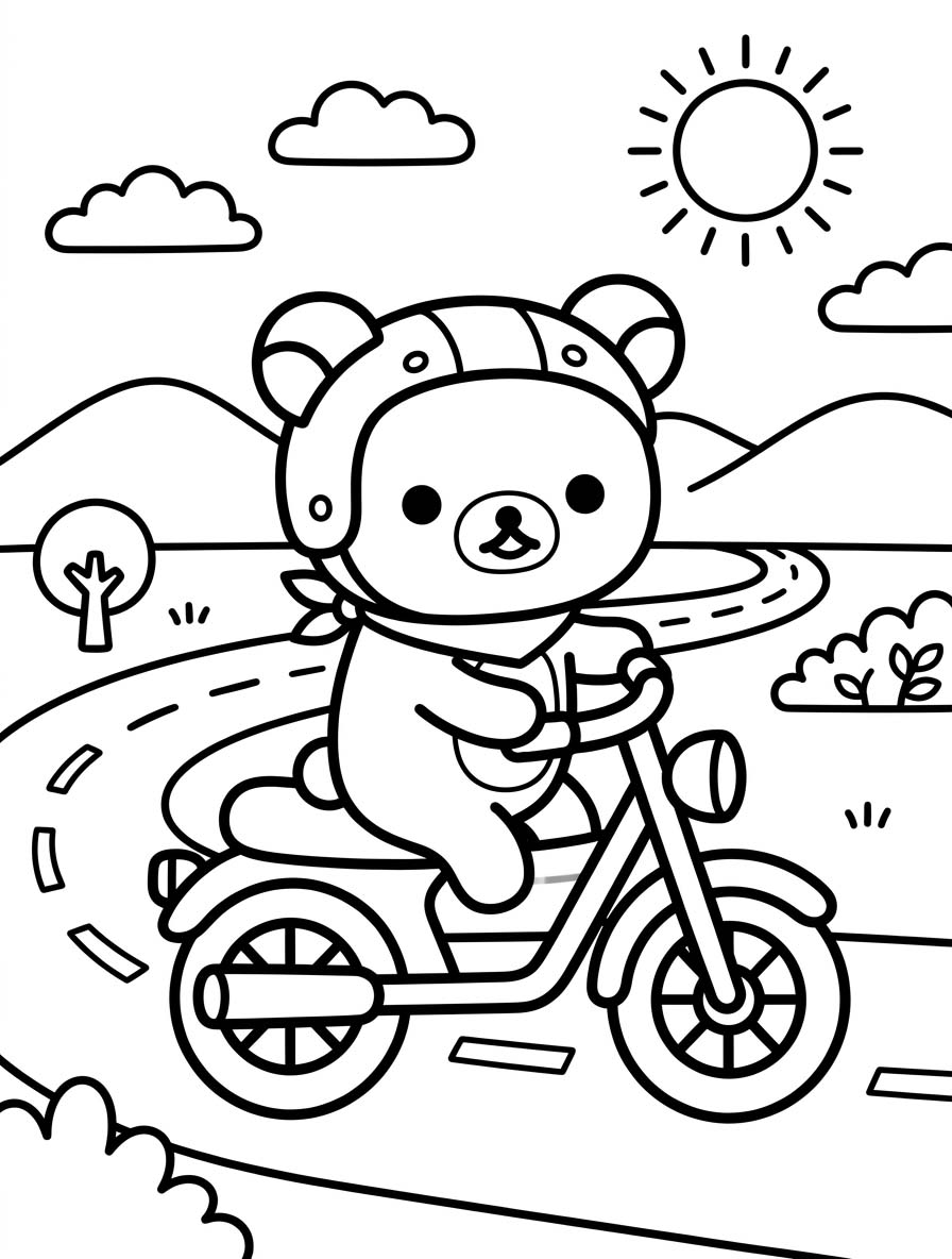 Zeichne Rilakkuma kostenlos einfach