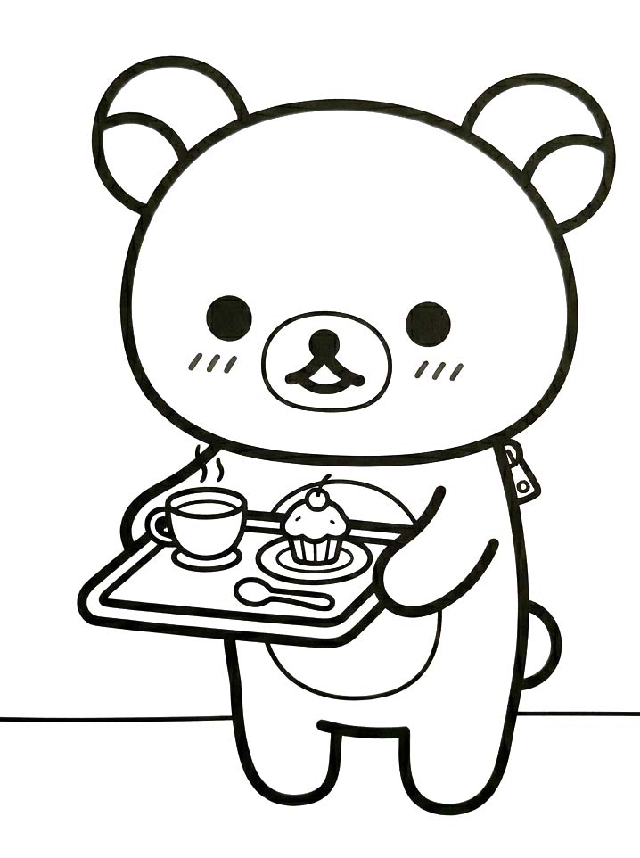 Zeichne Rilakkuma schlicht
