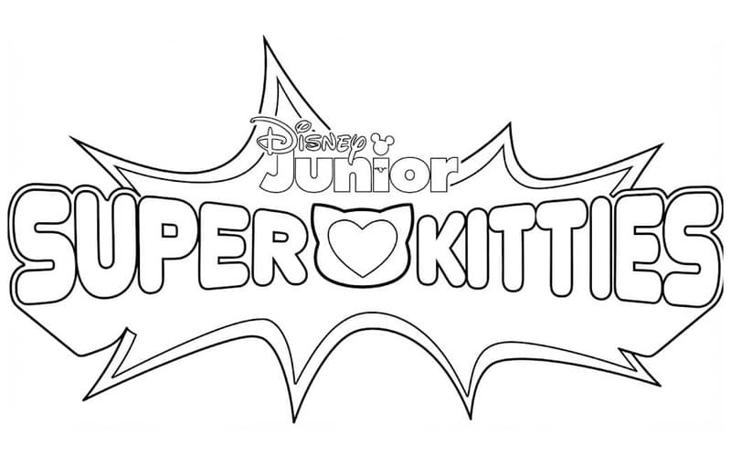 Superkitties ausmalbilder