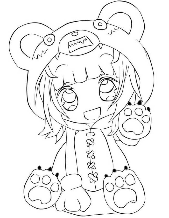 Chibi ausmalbilder