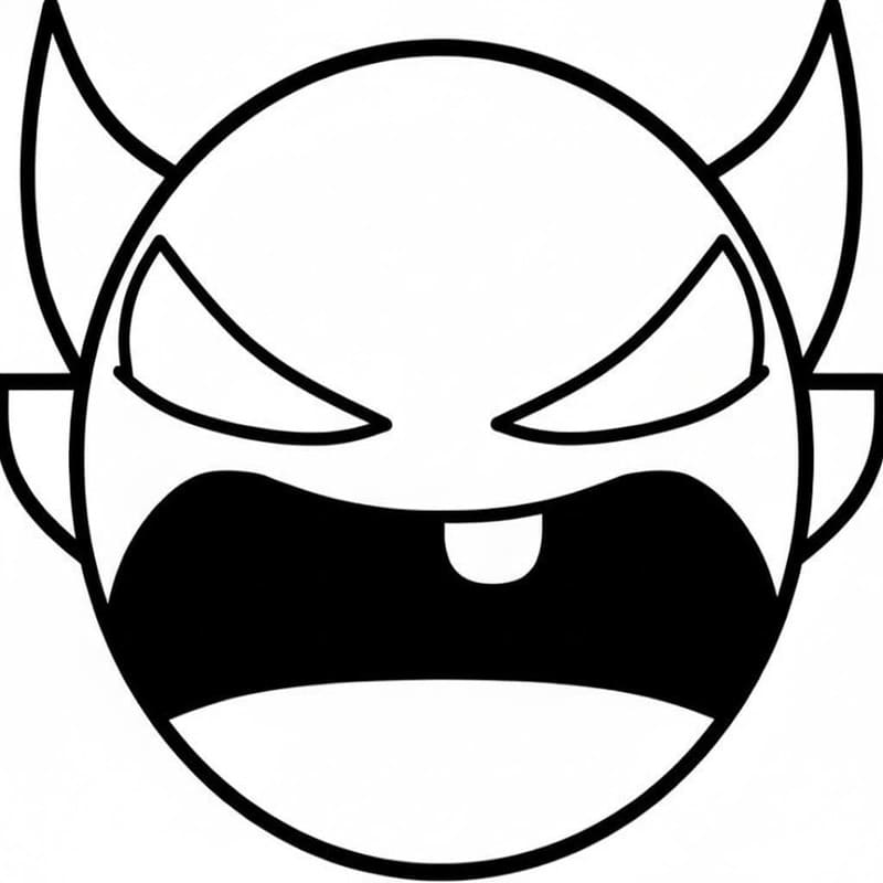 Druckbare Geometry Dash