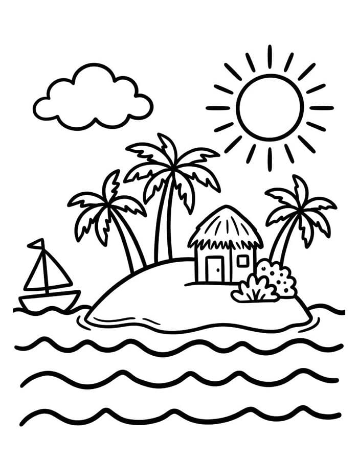 Druckbare Insel